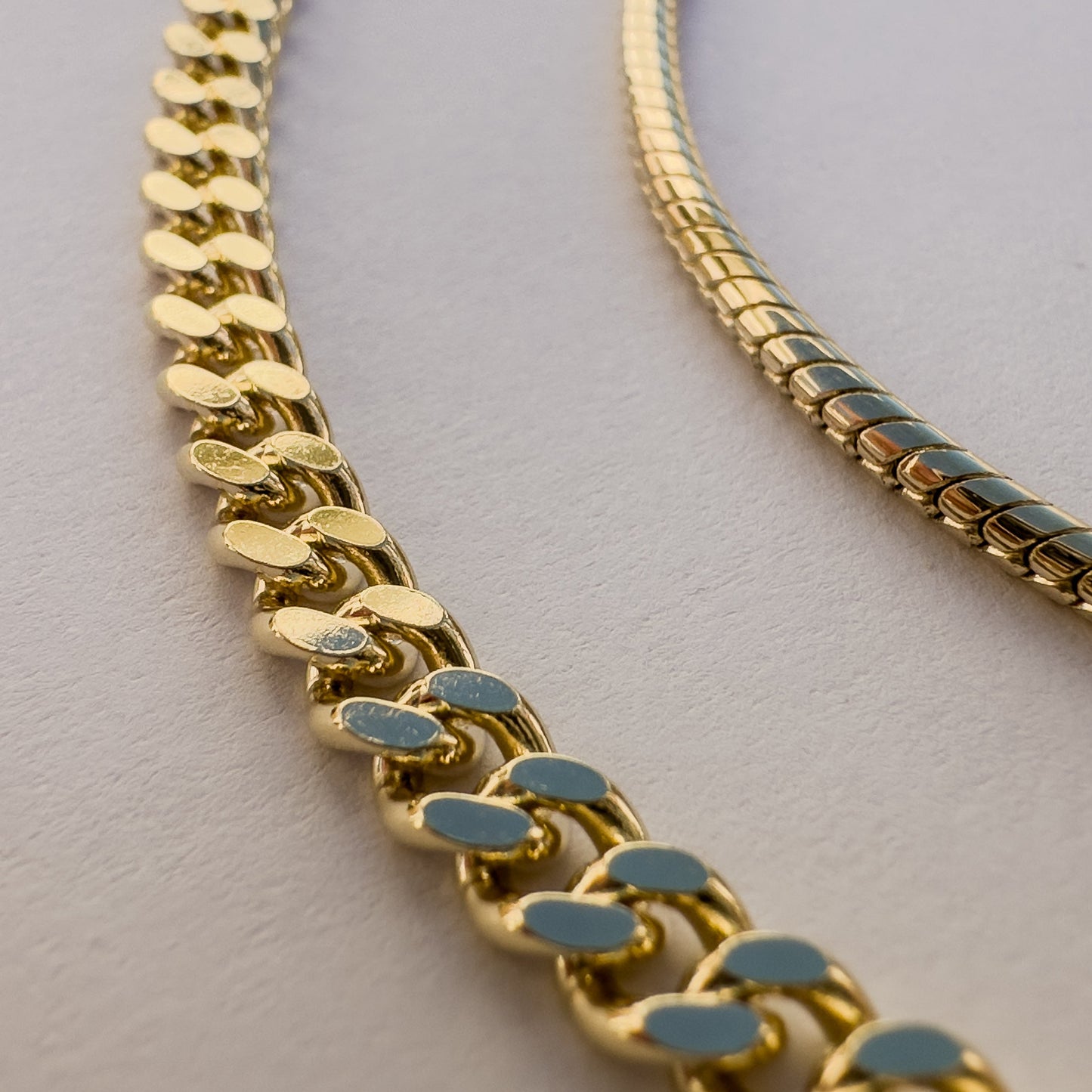 Curb Necklace - Solid 9ct. Gold