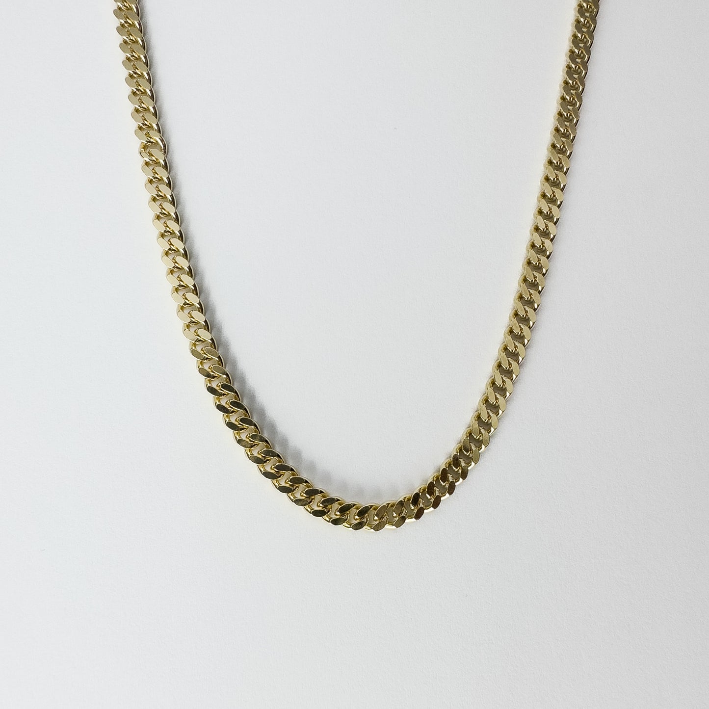 Curb Necklace - Solid 9ct. Gold