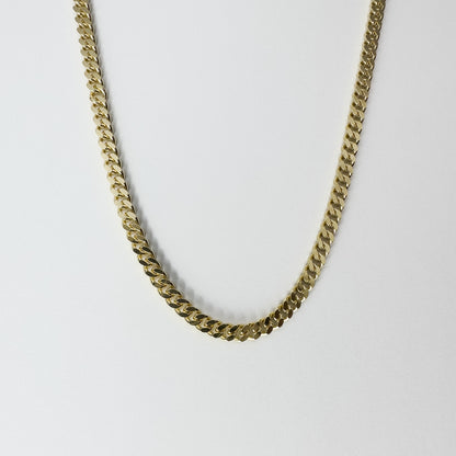 Curb Necklace - Solid 9ct. Gold