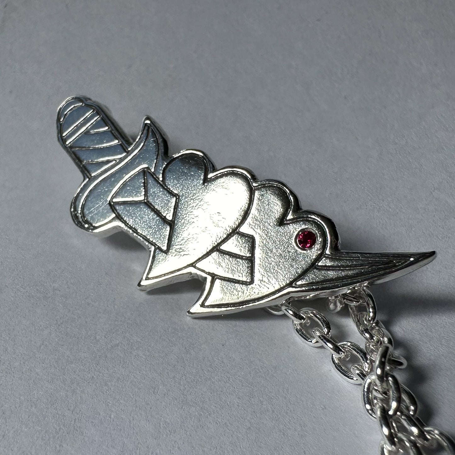 "Hopeless Romantic" Pendant - Ready to Ship