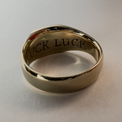 13, Lucky For Some - Gold Signet