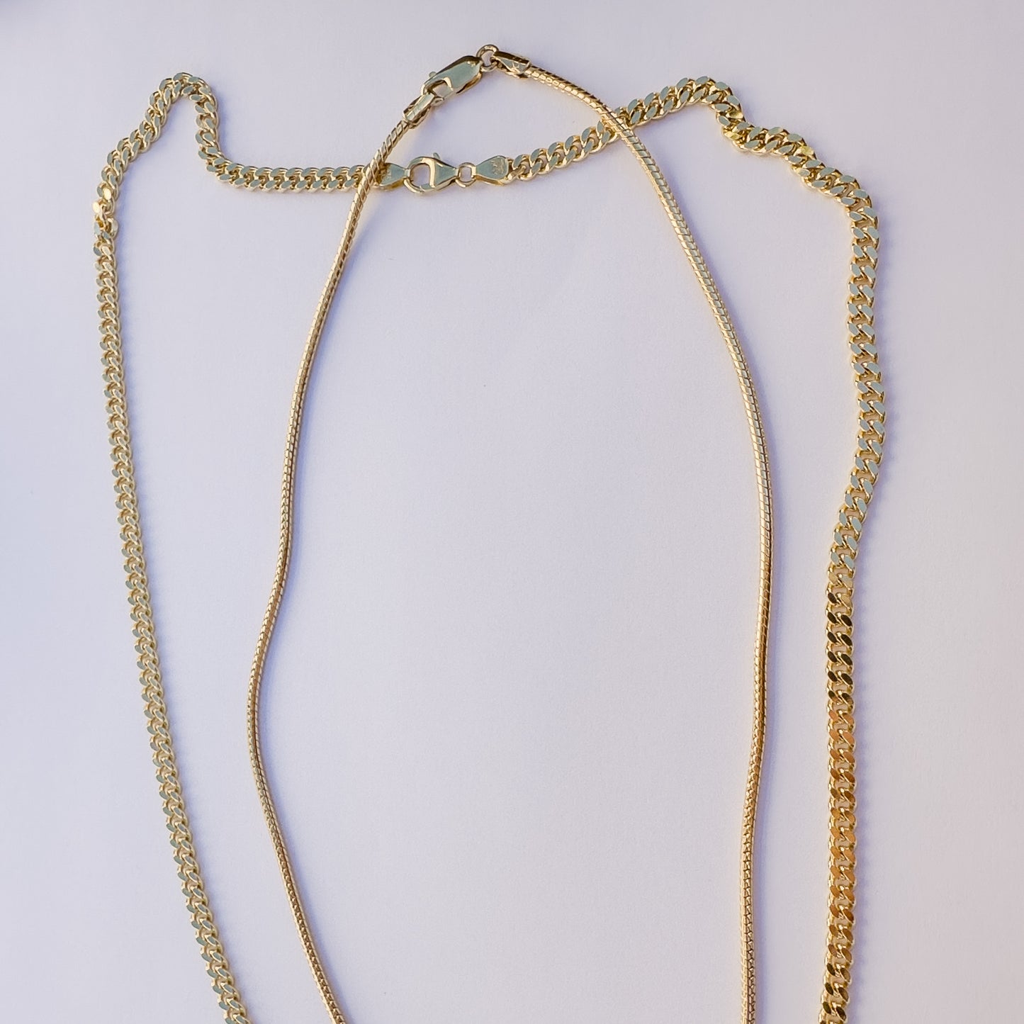 Curb Necklace - Solid 9ct. Gold