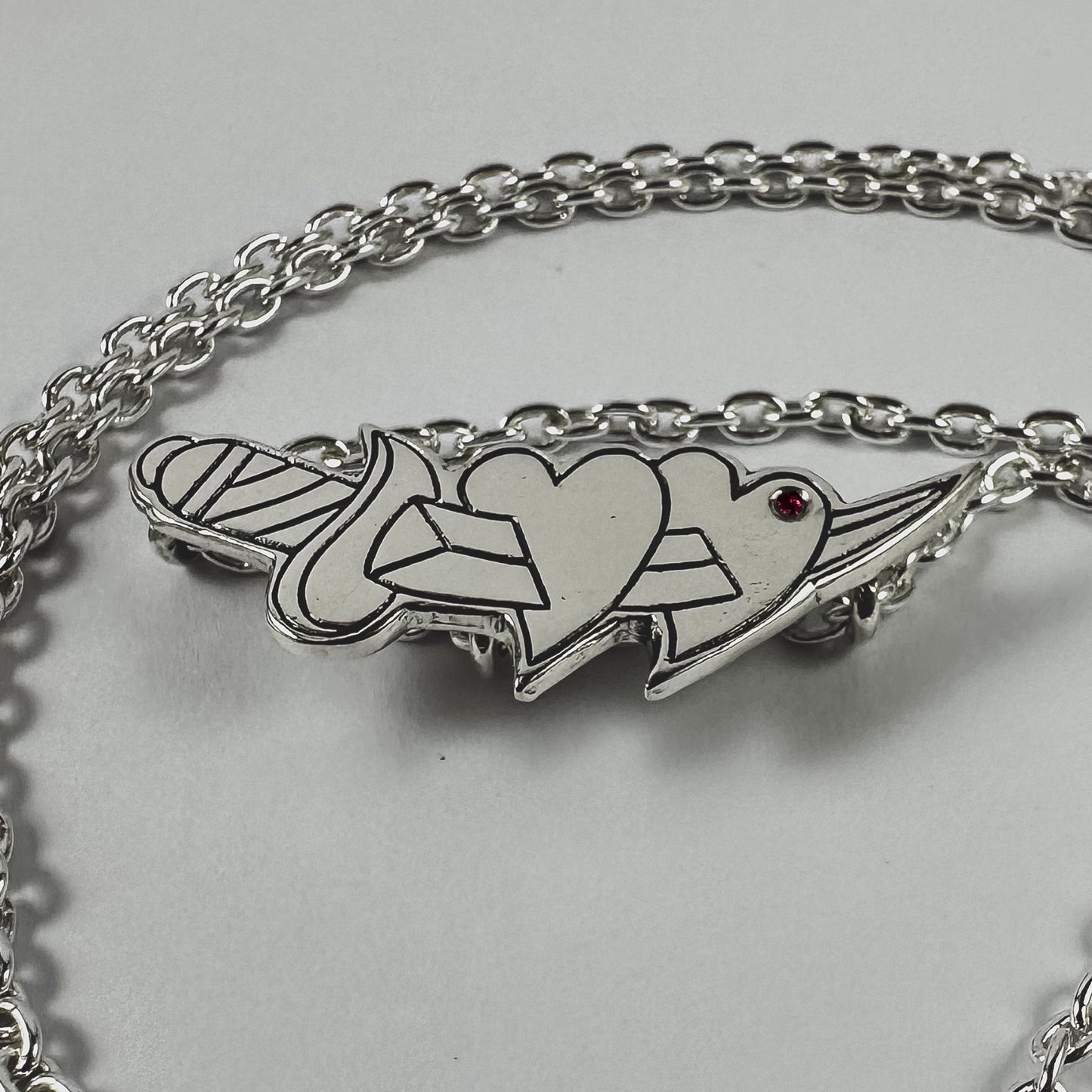 "Hopeless Romantic" Pendant - Ready to Ship