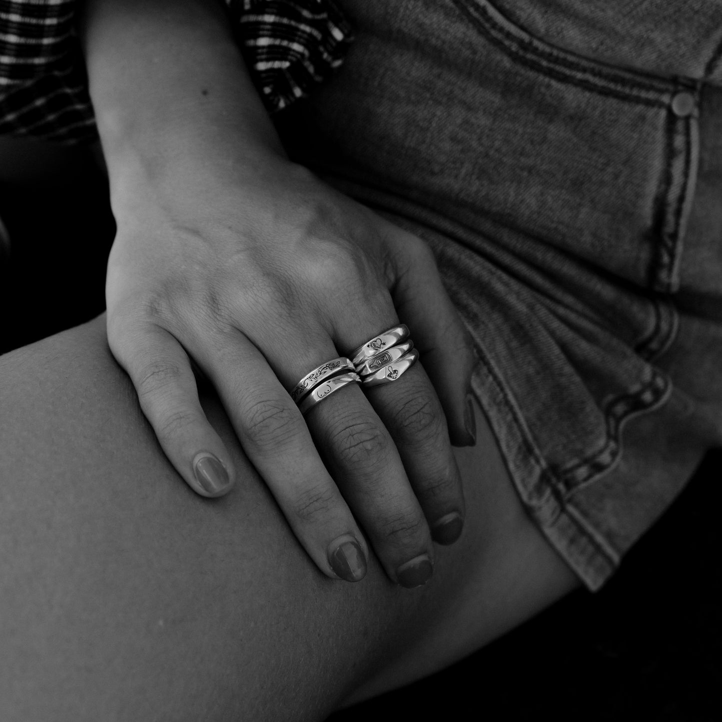 Cupid - 9ct. Stacker