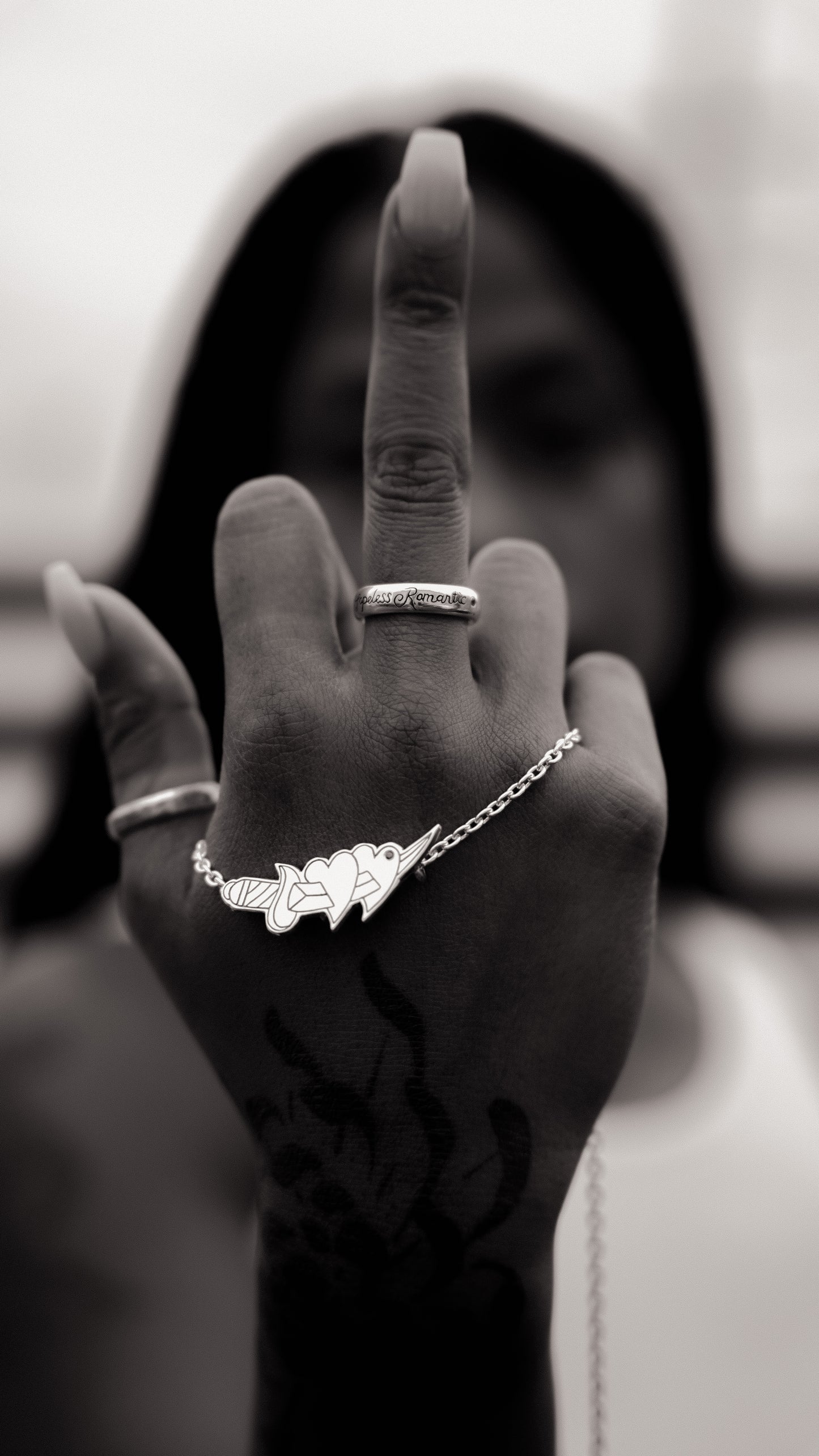 "Hopeless Romantic" Pendant - Ready to Ship