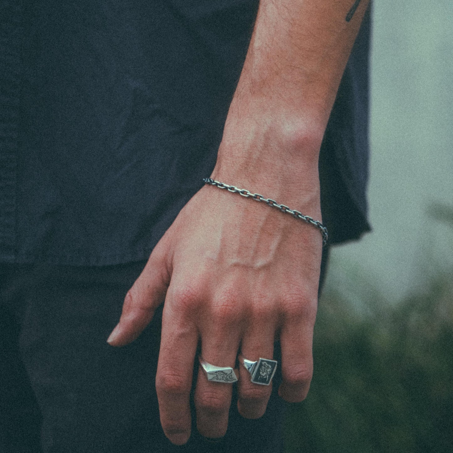Cutlas Bracelet - Oxidised