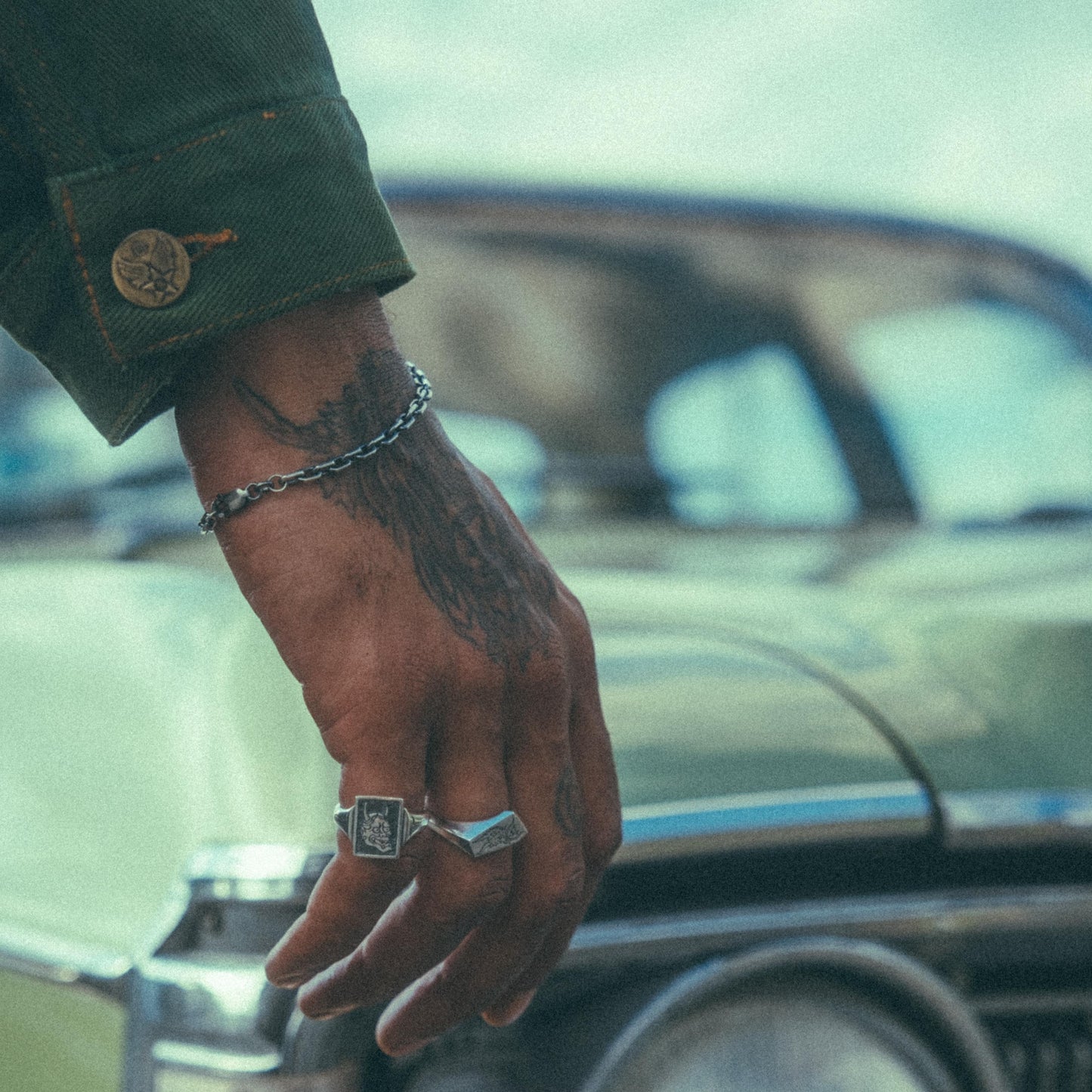 Cutlas Bracelet - Oxidised