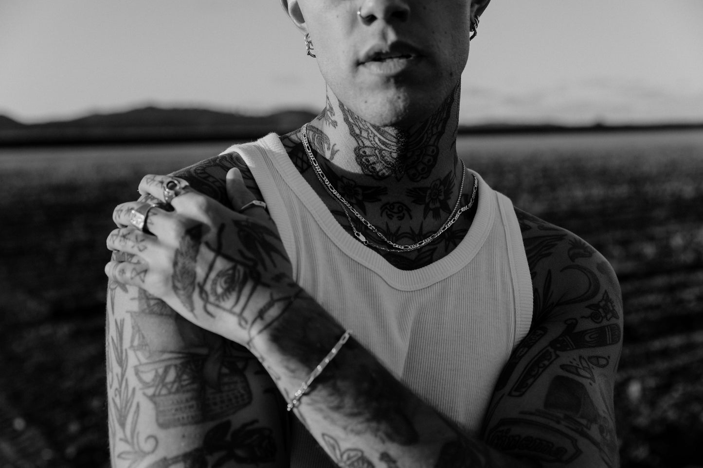 Rosine Necklace - Oxidised