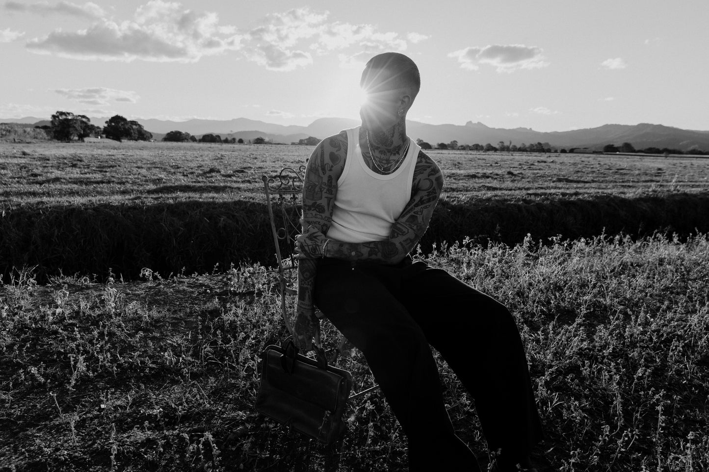 Rosine Necklace - Oxidised