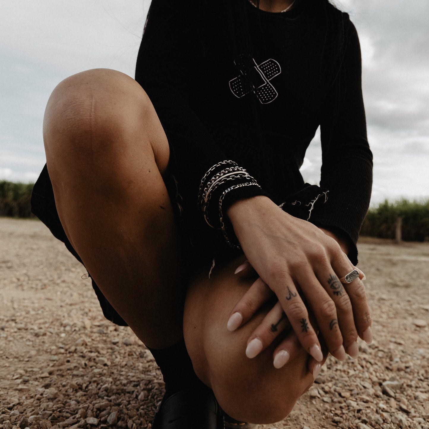 Cutlas Bracelet - Oxidised