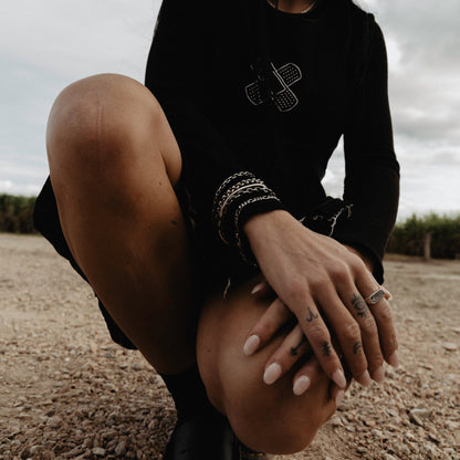 Cutlas Bracelet - Oxidised